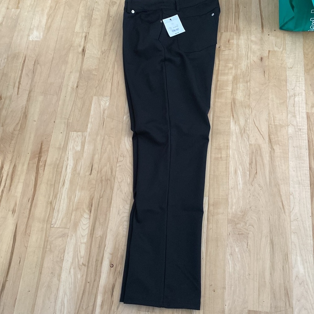 Liz Claiborne Black Jean NWT SZ 12 - Picture 4 of 4
